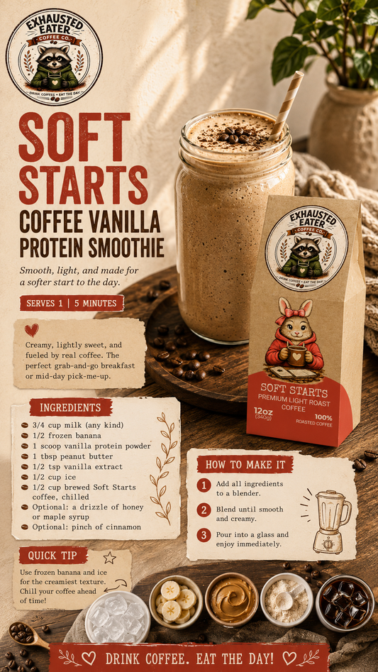 Soft Starts Coffee Vanilla Protein Smoothie