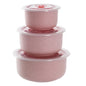 3PCS Bento Food Storage Containers – Microwaveable Meal Prep Box