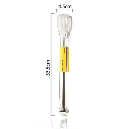 Stainless Steel Kitchen Tongs - 7/9/12/14 Inch Heat-Resistant Serving & BBQ Utensils